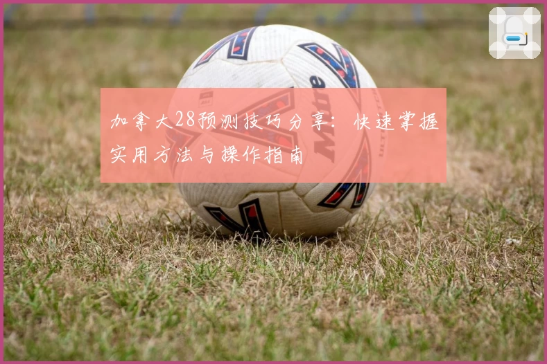 加拿大28预测技巧分享：快速掌握实用方法与操作指南